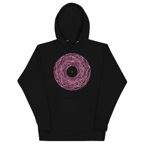 Melted Vinyl Unisex Hoodie