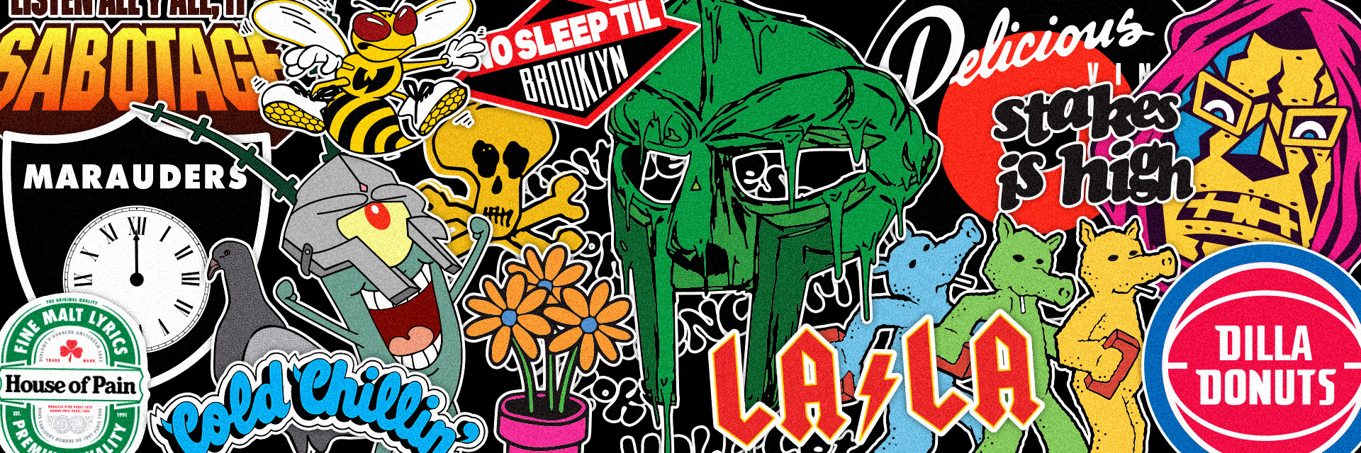 Speak of the Devil Shop Hip Hop and Band Stickers & Decals